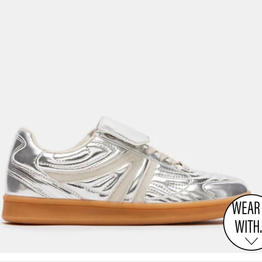 Steve Madden Silver Madrid Shoe SOLD OUT EVERYWHERE